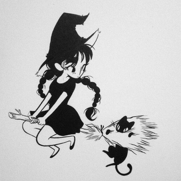 Ведьма для срисовки