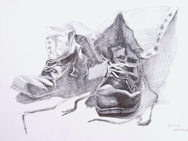 Ботинки в графике