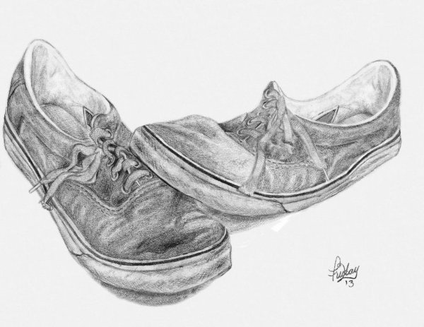 Обувь в графике