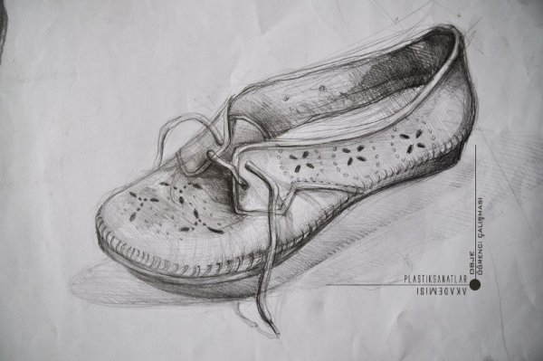 Мокасины рисунок графический