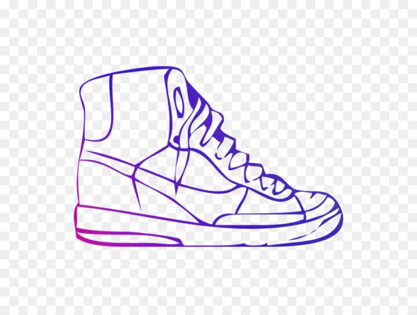 Баскетбольные кроссовки нарисовать