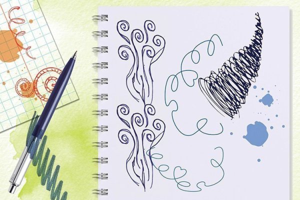 Рисование на полях тетради