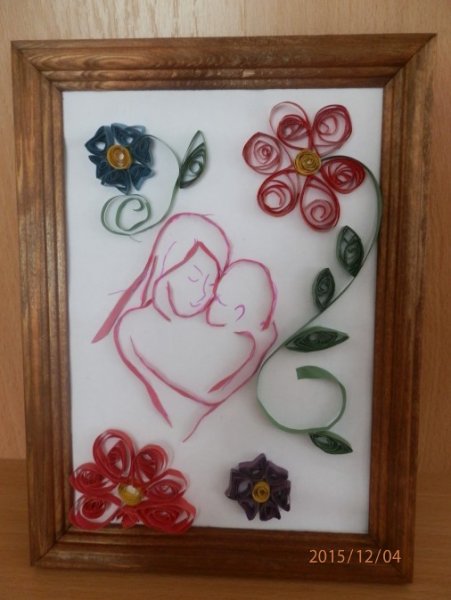 Поделка на тему мама