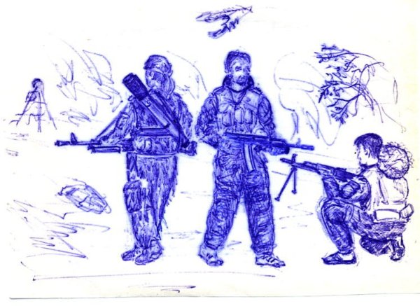 Спецназ. Раскраска