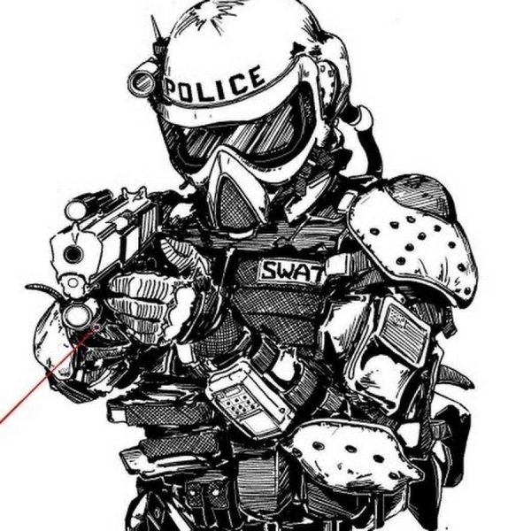 Раскраска Warface