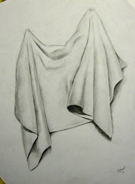 Драпировка рисунок легко