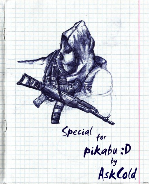 Спецназ рисунок карандашом