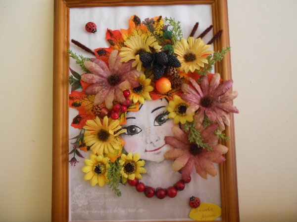 Аппликация ко Дню матери