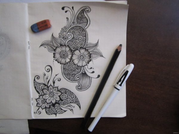 Идеи для рисунков ручкой
