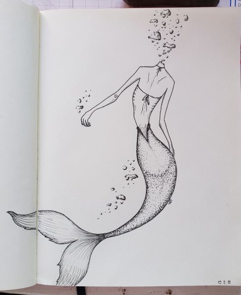 Ручка Русалка