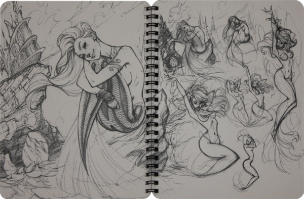 Русалка скетч