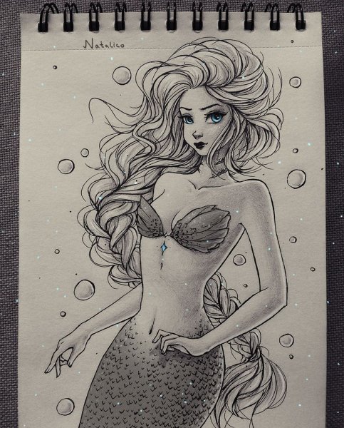 Скетч Русалка сирена