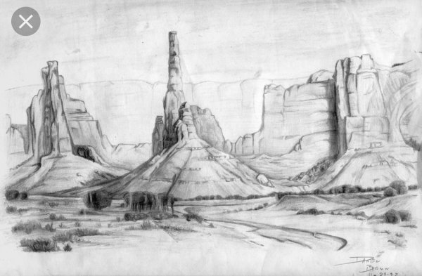 Эскиз пустыни