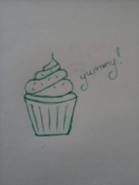 Рисунки зеленой ручкой легкие