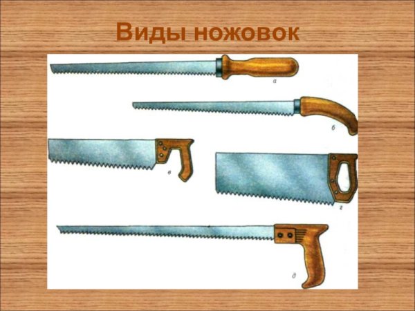 Пилы разновидности