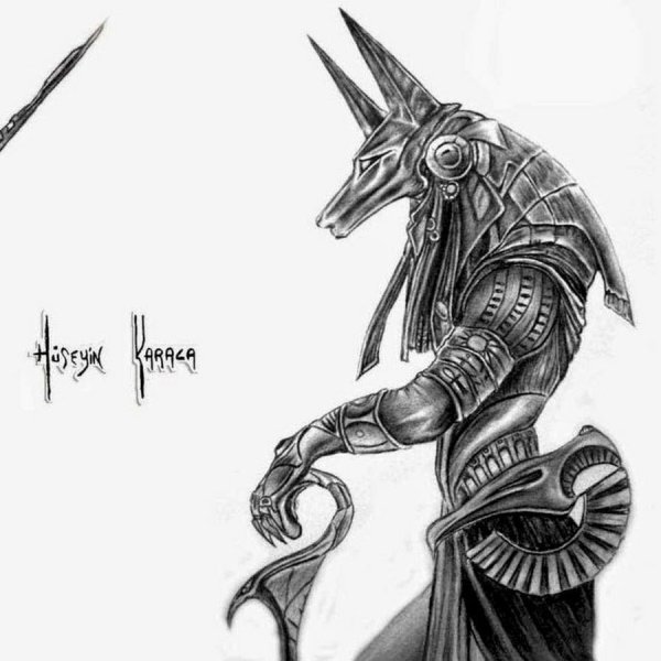 Египетские тату Анубиса