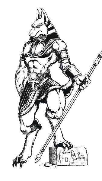 Египетские тату эскизы Анубис