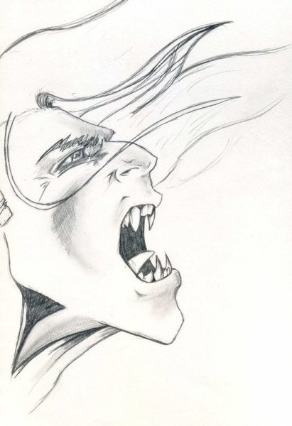 Вампир карандашом