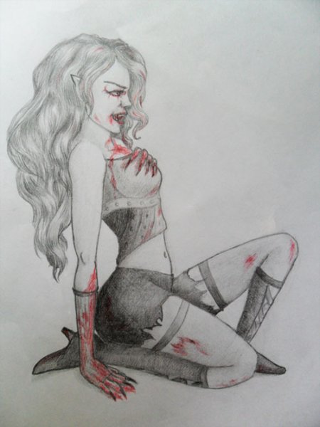 Набросок вампир