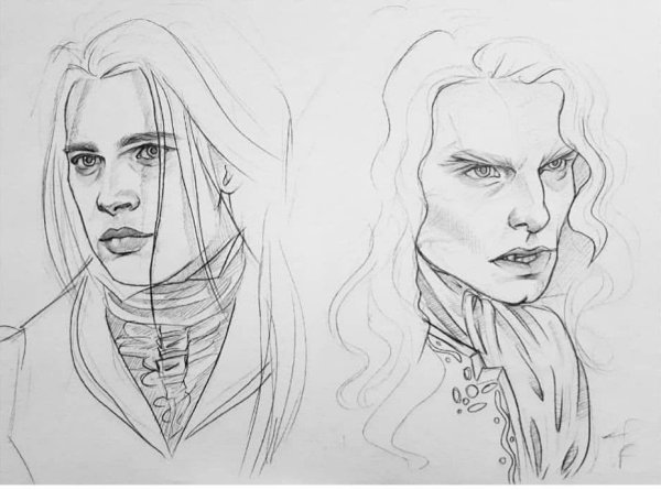 Красивые вампир эскизы