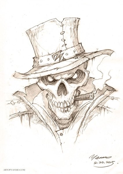 Готические рисунки карандашом