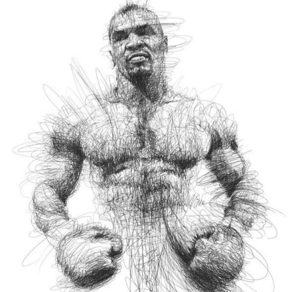 Боксерские перчатки для срисовки