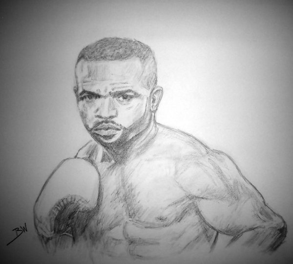 Боец рисунок