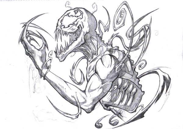 Карнаж карандашом