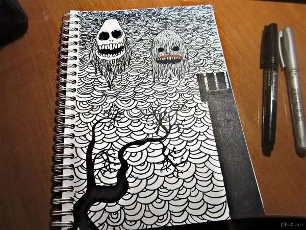Крутые рисунки для скетчбука