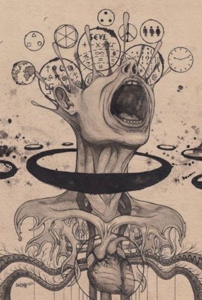 Мрачный стиль рисования