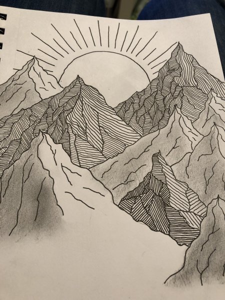 Рисунки горы корондаша