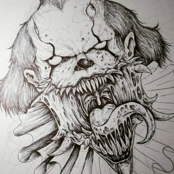 Рисунки тим бёртон монстры