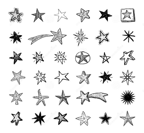 Звездочки от руки