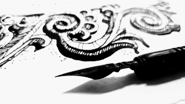 Перо для рисования тушью