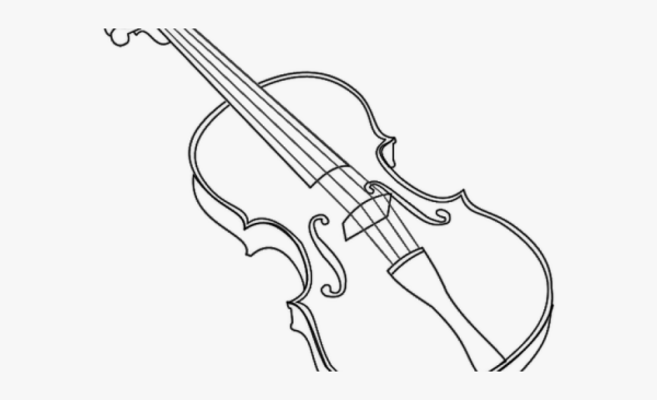 Скрипка рисунок