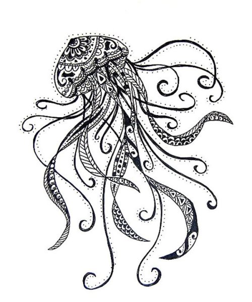 Дудлинг медуза