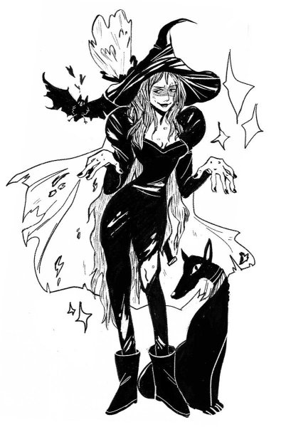 Городская ведьма арт