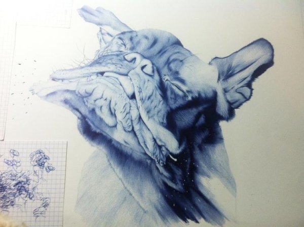 Шедевры шариковой ручкой