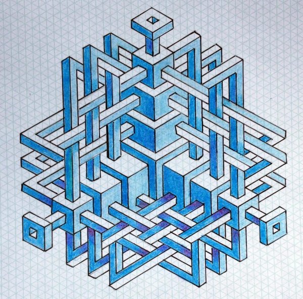 Объемный орнамент