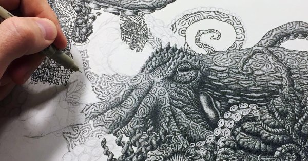 Графические техники рисования