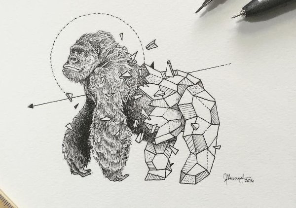 Kerby Rosanes геометрические животные