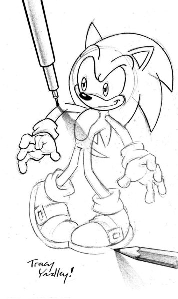 Соник Соник рисования