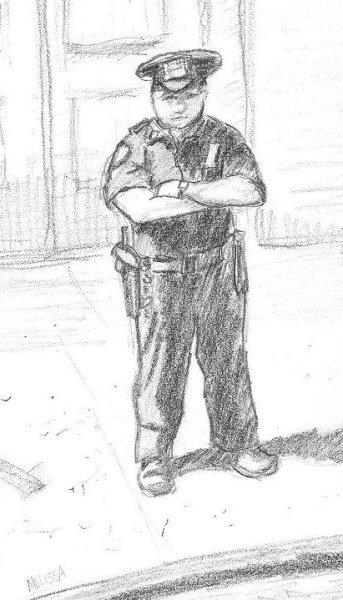 Полицейский набросок