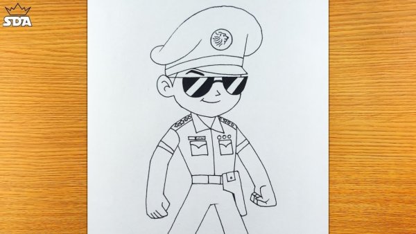 Рисунок ДПС карандашом