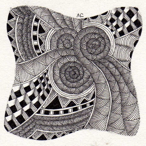 Флора Зентангл