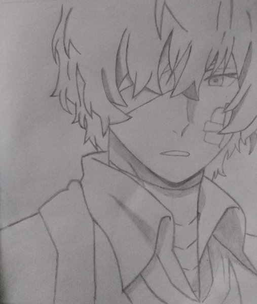 Дадзай Осаму легкий арт