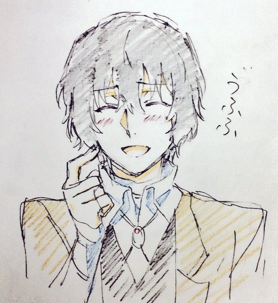 Дадзай Осаму скетч