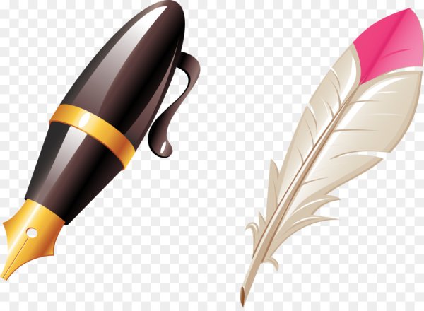 Перо ручка карандашом