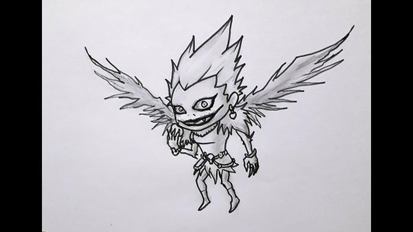 Рюк нарисовать легко