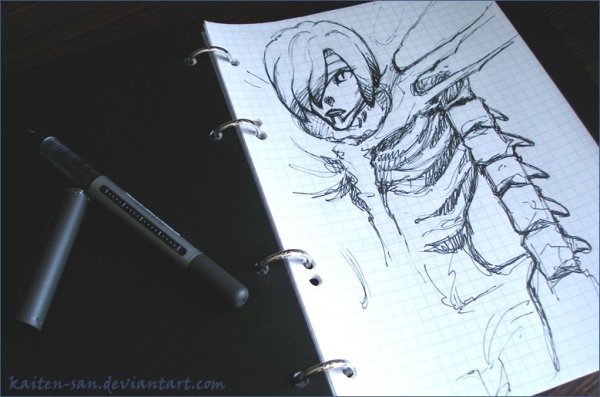 Тетрадь смерти эскиз